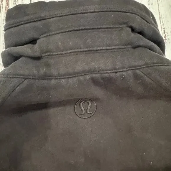 Lululemon Black Funnel Neck Full Zip Jacket Size 4 - Picture 4 of 10